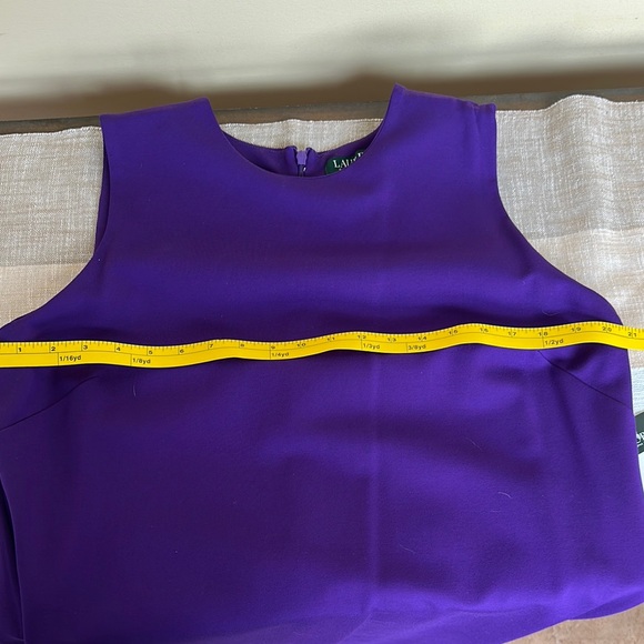 Ralph Lauren Purple Sleeveless Dress Size 1X - Picture 5 of 6